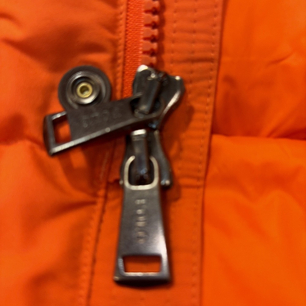 Polo Ralph Lauren Boulder Down Puffer Coat Orange Men's Size MEDIUM NWT‎  $498 - Picture 5 of 8